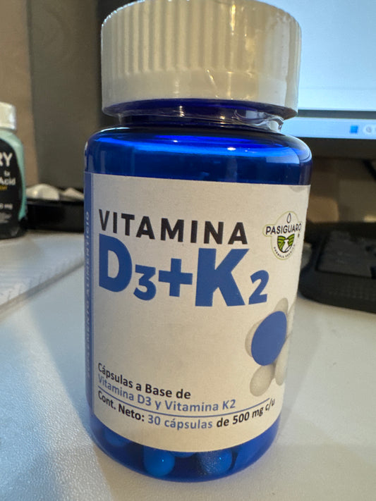 D3 + K2  Vitamins 30 capsules